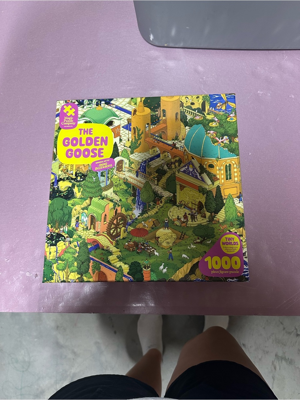The Golden Goose 1000-Piece Jigsaw Puzzle - Colorful Illustration